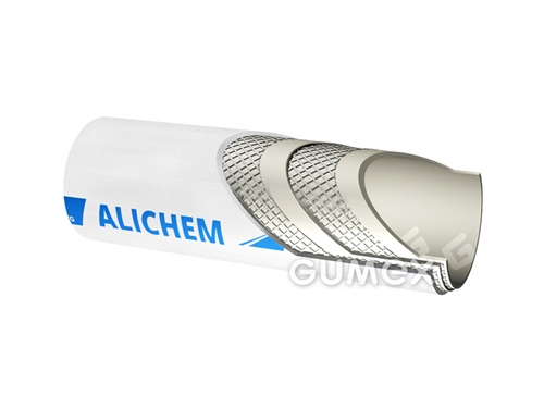 ALICHEM, 13/23mm, FDA, 15bar (bei 20°C)/-0,5bar, EPDM/EPDM, -40°C/+120°C, weiß, 